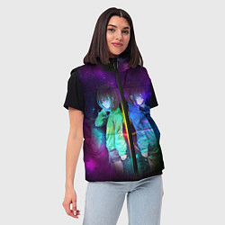 Женский жилет UNDERTALE, цвет: 3D-черный — фото 2