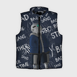 Женский жилет UNDERTALE, цвет: 3D-черный