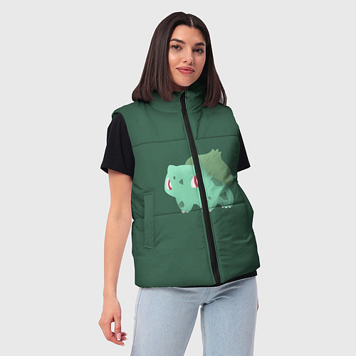 Женский жилет Pokemon Bulbasaur / 3D-Красный – фото 3
