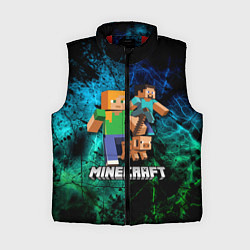 Женский жилет Minecraft Майнкрафт, цвет: 3D-красный