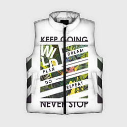 Женский жилет Off-White: Keep Going, цвет: 3D-светло-серый