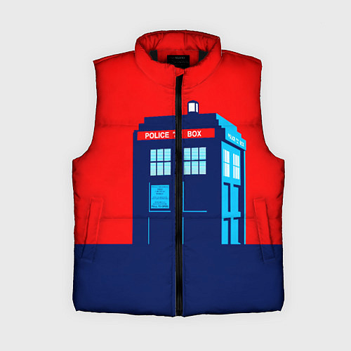 Женский жилет IN TARDIS WE TRUST / 3D-Черный – фото 1