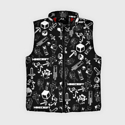 Женский жилет Minecraft pattern