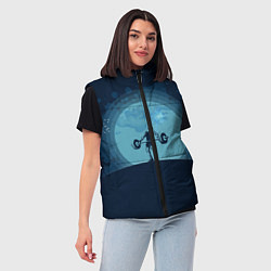 Женский жилет Тяжёлая атлетика, цвет: 3D-красный — фото 2