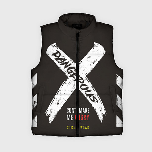 Женский жилет Off-White: Dangerous / 3D-Черный – фото 1