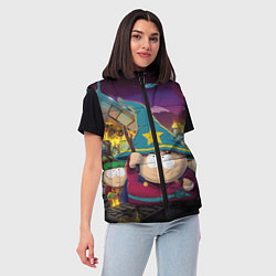 Женский жилет ЮЖНЫЙ ПАРК, цвет: 3D-красный — фото 2