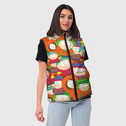 Женский жилет ЮЖНЫЙ ПАРК, цвет: 3D-черный — фото 2
