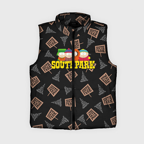 Женский жилет SOUTH PARK / 3D-Черный – фото 1