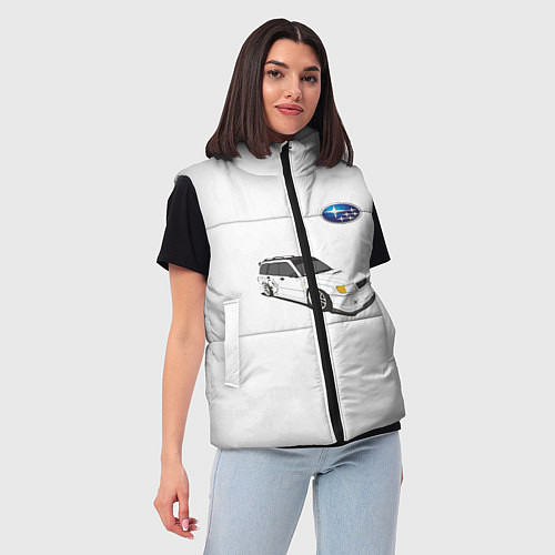 Женский жилет SUBARU / 3D-Красный – фото 3