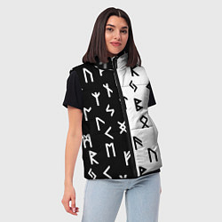 Женский жилет РУНЫ, цвет: 3D-красный — фото 2