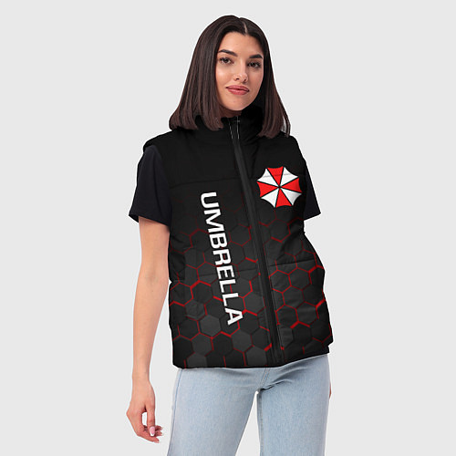 Женский жилет UMBRELLA CORP / 3D-Красный – фото 3
