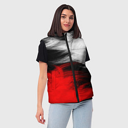 Женский жилет ПЕРЬЯ, цвет: 3D-черный — фото 2