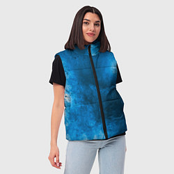 Женский жилет СИНИЙ ДЫМ, цвет: 3D-черный — фото 2
