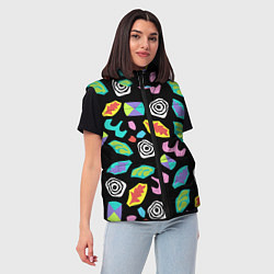 Женский жилет STRANGER THINGS, цвет: 3D-черный — фото 2