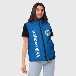 Женский жилет Volkswagen, цвет: 3D-светло-серый — фото 2