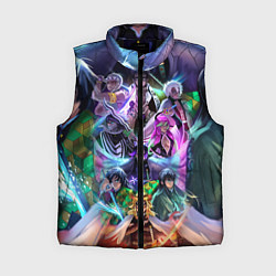Женский жилет KIMETSU NO YAIBA, цвет: 3D-черный