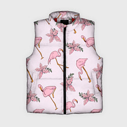 Женский жилет Розовый фламинго