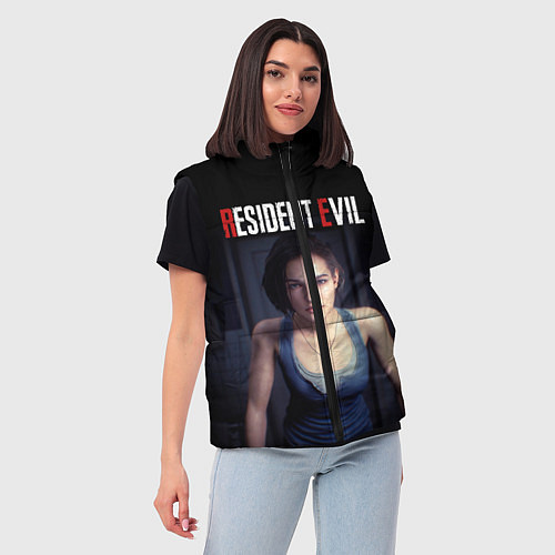 Женский жилет Jill Valentine / 3D-Красный – фото 3