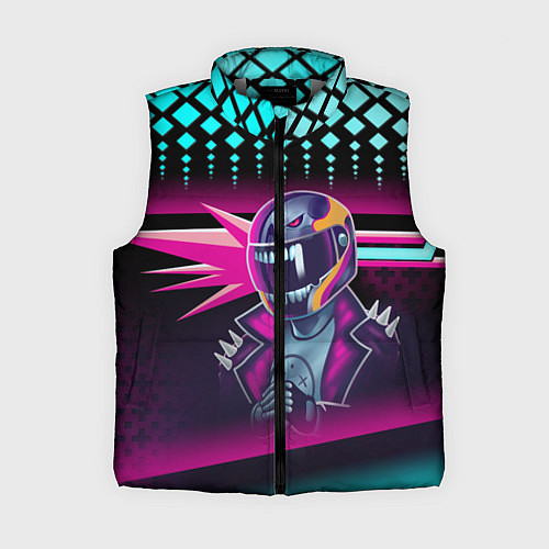 Женский жилет НЕОНОВЫЙ ГОНЩИК / 3D-Светло-серый – фото 1