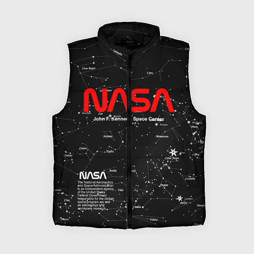 Женский жилет NASA / 3D-Черный – фото 1