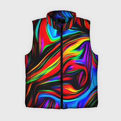 Женский жилет ABSTRACT / 3D-Черный – фото 1