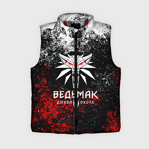 Женский жилет The Witcher 3 / 3D-Красный – фото 1