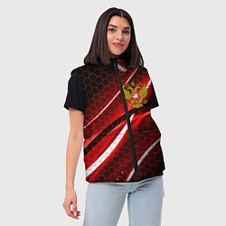 Женский жилет РОССИЯ, цвет: 3D-черный — фото 2
