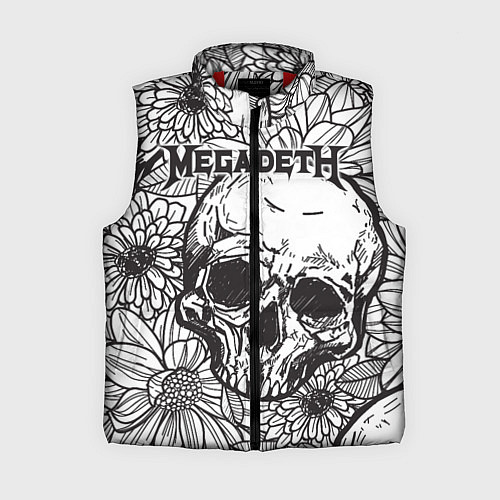 Женский жилет Megadeth / 3D-Красный – фото 1
