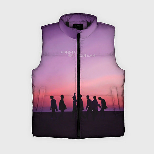 Женский жилет BTS / 3D-Черный – фото 1