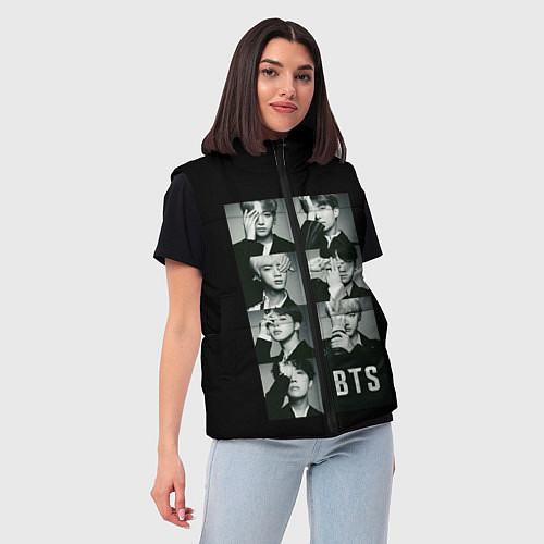 Женский жилет BTS / 3D-Красный – фото 3