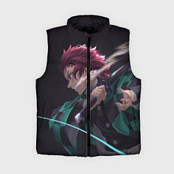 Женский жилет KIMETSU NO YAIBA, цвет: 3D-черный