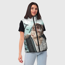 Женский жилет BTS, цвет: 3D-черный — фото 2