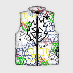 Женский жилет BILLIE EILISH GRAFFITI, цвет: 3D-светло-серый