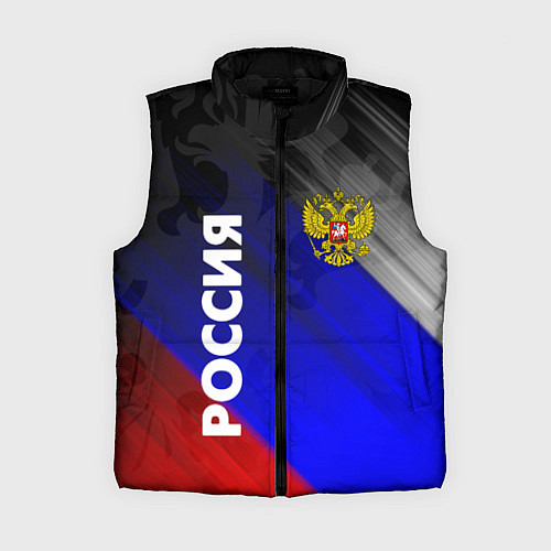 Женский жилет РОССИЯ / 3D-Черный – фото 1