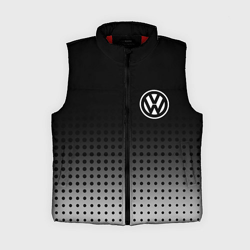 Женский жилет Volkswagen / 3D-Красный – фото 1
