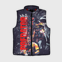 Женский жилет Predator - jungle texture, цвет: 3D-красный