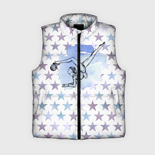 Женский жилет Gymnastics / 3D-Светло-серый – фото 1