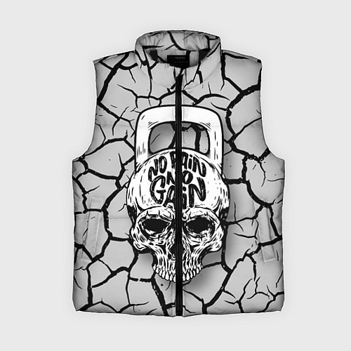 Женский жилет No pain no gain / 3D-Черный – фото 1