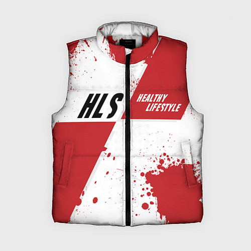 Женский жилет HLS - здоровый образ жизни / 3D-Красный – фото 1