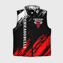 Женский жилет CHICAGO BULLS, цвет: 3D-черный