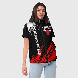 Женский жилет CHICAGO BULLS, цвет: 3D-черный — фото 2