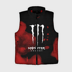Женский жилет MONSTER ENERGY, цвет: 3D-красный