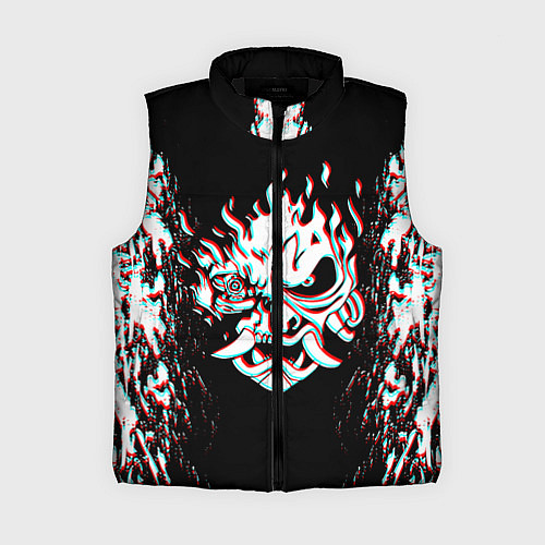 Женский жилет CYBERPUNK 2077 SAMURAI GLITCH / 3D-Черный – фото 1