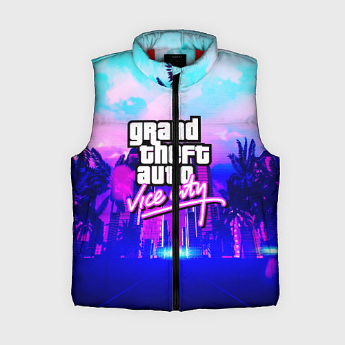 Женский жилет GTA REMASTER / 3D-Красный – фото 1