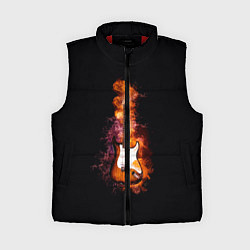 Женский жилет Огонь музыка
