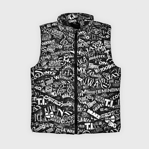 Женский жилет Top Hip Hop / 3D-Черный – фото 1