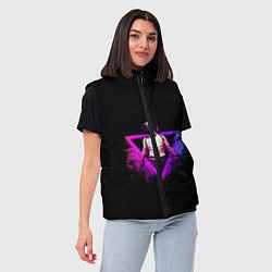 Женский жилет Pubg, цвет: 3D-светло-серый — фото 2