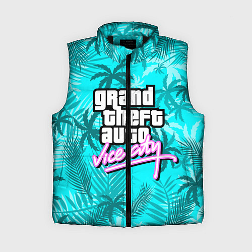 Женский жилет GTA VICE CITY / 3D-Черный – фото 1