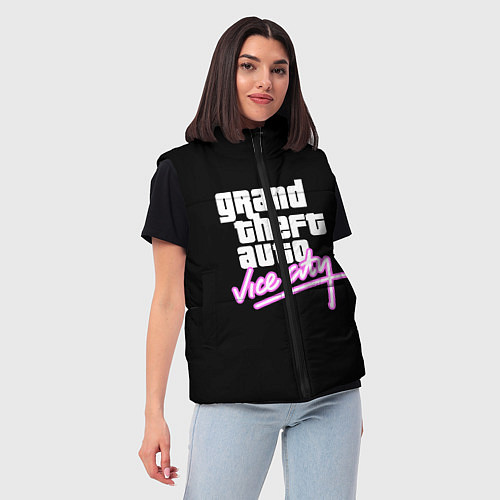 Женский жилет GTA VICE CITY / 3D-Красный – фото 3