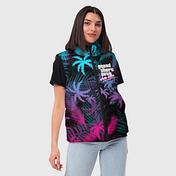 Женский жилет GTA VICE CITY, цвет: 3D-красный — фото 2